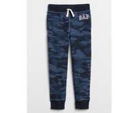 Dětské tepláky fleece logo army Modrá, XS