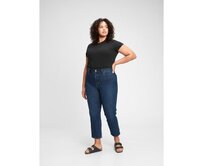 Džíny cheeky straight high rise Modrá, 24REG