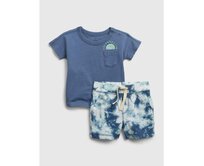 Baby set outfit Modrá, 0-3M