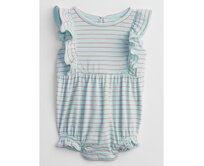 Baby body stripe Modrá, 3-6M