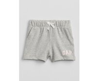 Dětské kraťasy GAP logo french terry Šedá, 12-18M
