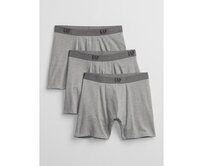 Boxerky GAP logo, 3 ks Šedá, L