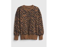 Svetr slouchy Hnědá, XS