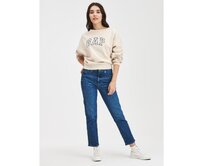 Džíny vintage slim high rise Modrá, 25