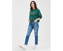 Džíny cigarette high rise Modrá, 29