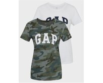 Trička s logem GAP, 2 ks Vícebarevný, XXS