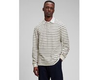 Pruhované polo tričko rugby Béžová, L