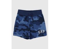 Dětské army kraťasy logo Modrá, 12-18M