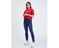 Džíny favorite jegging high rise Modrá, 24