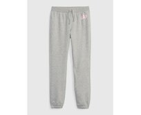 Dětské tepláky joggers logo french terry Šedá, S