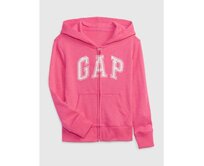 Dětská mikina logo french terry Růžová, XXL