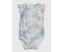 Baby body z organické bavlny Modrá, 0-3M