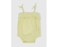 Baby mušelínové body Žlutá, 3-6M