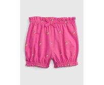 Baby vzorované kraťasy organic Růžová, 0-3M