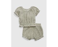Baby set top a kraťasy Zelená, 0-3M