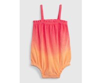 Baby froté body na ramínka Oranžová, 0-3M