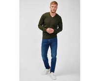 Džíny straight taper larsen Modrá, 29X32