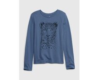 Dětské tričko z organické bavlny Modrá, XS