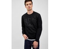 Mikina logo GAP fleece Černá, XS