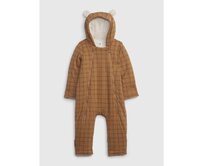 Baby overal sherpa bear Hnědá, 6-12M