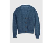 Dětský kardigan na zapínání Modrá, S