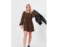 Teen šaty leopard Lenzing™ Ecovero™ Hnědá, 10