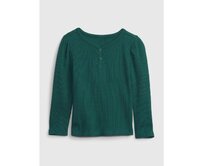 Dětské tričko s knoflíčky Zelená, 12-18M