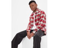 Teen flanelová kostkovaná košile Červená, 14/16