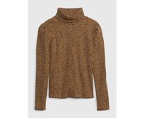 Dětské tričko s rolákem Hnědá, XS