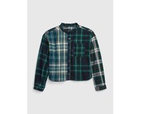 Dětská kostkovaná košile Zelená, XS