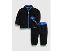 Baby fleece souprava artic Černá, 3-6M