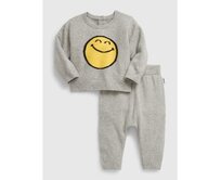Baby pletená souprava GAP & Smiley® Šedá, 18-24M