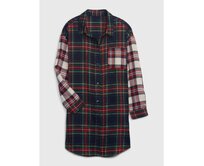 Dětská kostkovaná pyžamová košile Vícebarevný, 4