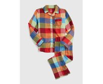 Dětské kostkované pyžamo Vícebarevný, 8