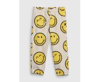 Dětské fleece tepláky GAP & Smiley® Unisex Béžová, 12-18M