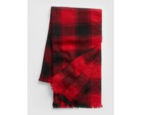 Kostkovaná šála Červená, onesize