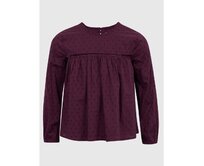 Dětská nabíraná halenka Červená, L