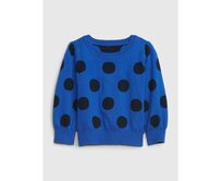 Dětský svetr vzor puntíky Modrá, 5YRS