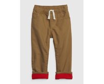 Dětské džíny slim fleece Hnědá, 2YRS