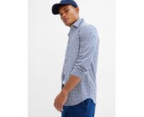 Košile slim poplin stretch Modrá, M