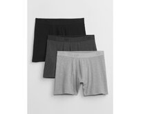 Boxerky jersey, 3 ks Šedá, M