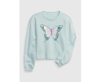 Dětská mikina s flitry Modrá, XXL