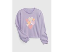 Dětská mikina s flitry Fialová, XL