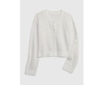 Dětský pletený kardigan Bílá, XL