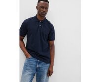 Polo tričko pique Modrá, S