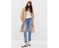Džíny slim vintage mid rise Modrá, 24REG