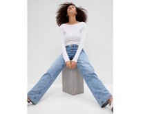 Tričko s dlouhým rukávem Bílá, M