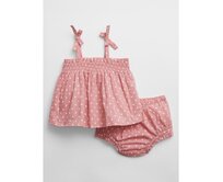 Baby puntíkovaný set Růžová, 0-3M