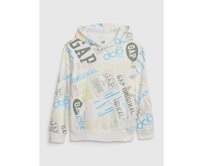 Dětská mikina s kapucí Bílá, XS