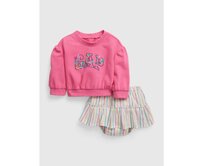 Baby set mikina a sukně Růžová, 3-6M